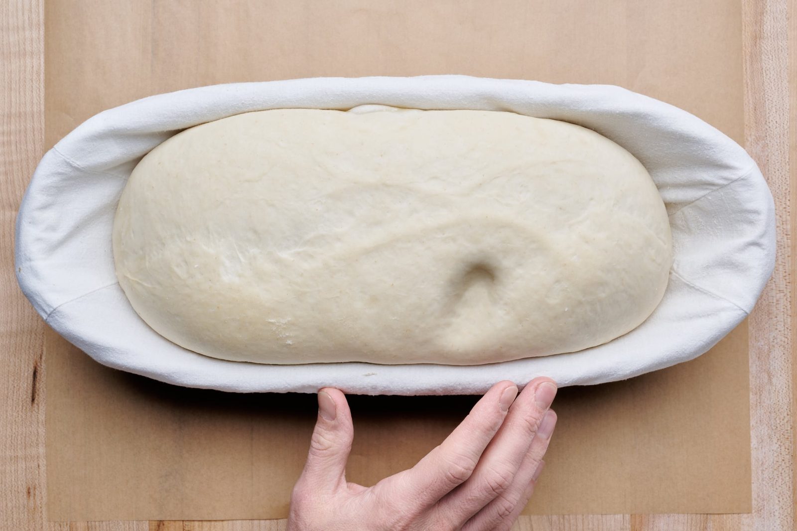 Foto: Massa de longa fermentação
